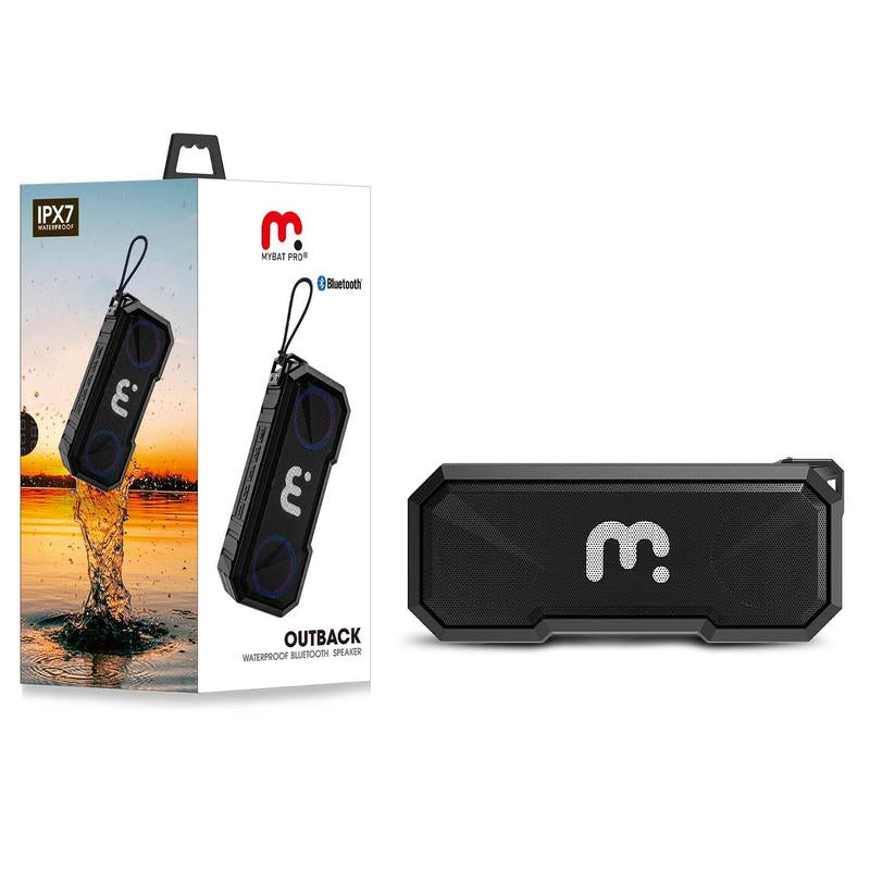 Mybat Pro Vibebuddy plus Bluetooth Speaker - Black Audio Colorful Compact Wireless Card Connection Stereo