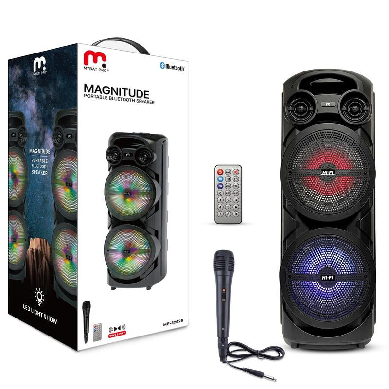 Mybat Pro Vibebuddy plus Bluetooth Speaker - Black Audio Colorful Compact Wireless Card Connection Stereo