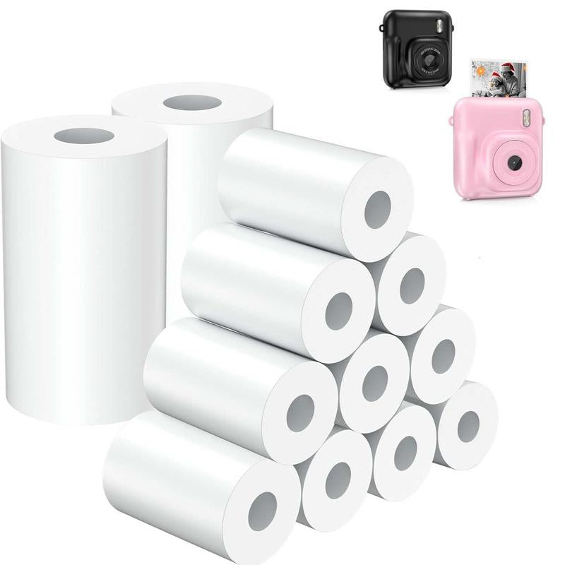 Camkory Newest Kids Camera, Dual-Lens Instant Print Camera, 48MP Selfie Camcorder with Lanyard | 4 Rolls Print Paper | 32GB Card | Safe & Eco-Friendly Design | Perfect Birthday Christmas Toddler Toy Camera for Kids Ages 4-10, Boys & Girls