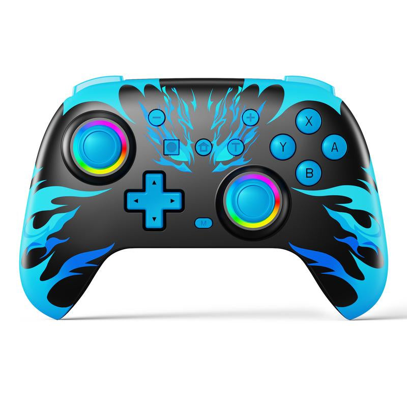 JORREP Game Controller (L/R) Switch Controller- Wireless Game Controller,Ergonomic Grip, Dual Vibration,Cool Lights