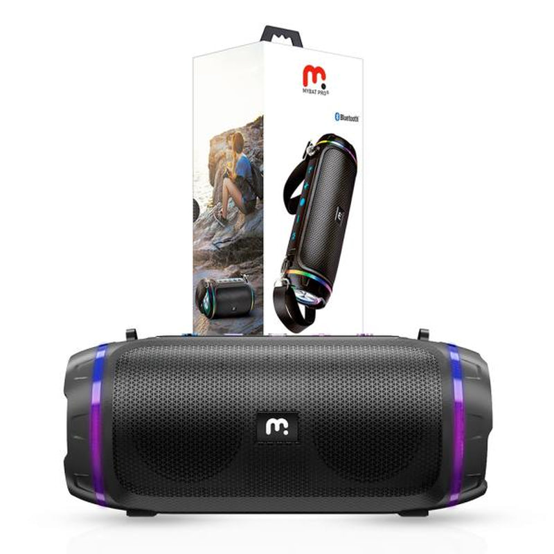 Mybat Pro Vibebuddy plus Bluetooth Speaker - Black Audio Colorful Compact Wireless Card Connection Stereo
