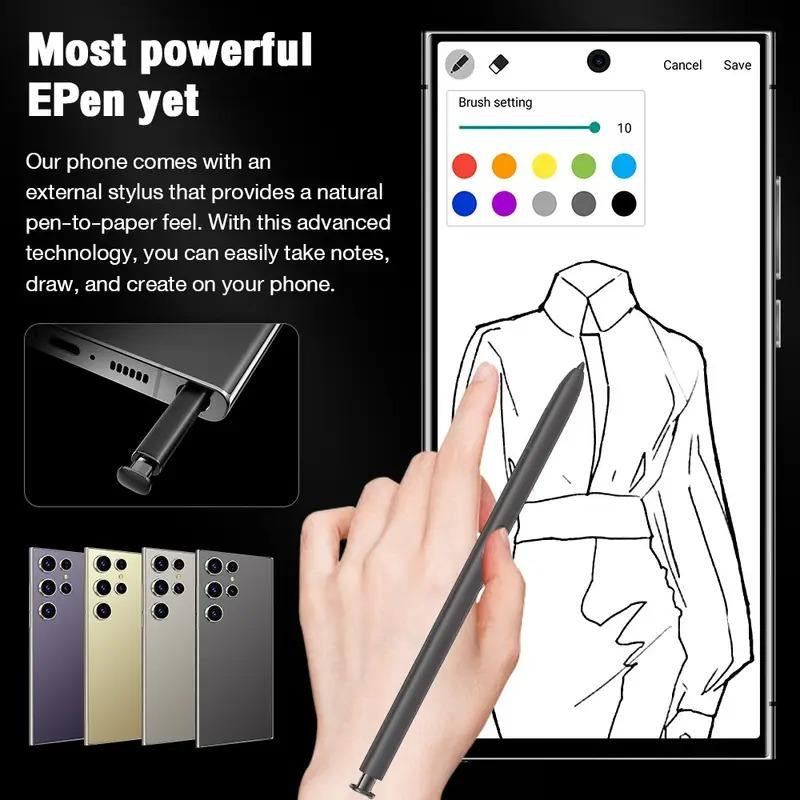 C37 Smartphone, 12+512GB Unlocked Phone, 48+108MP Zoom Camera, 6800Mah, 6.8HD Screen Unlocked Phone, Android 14.0, Facial Recognition, Fingerprint Lock, PS, Christmas Gifts, Essential Holiday Items