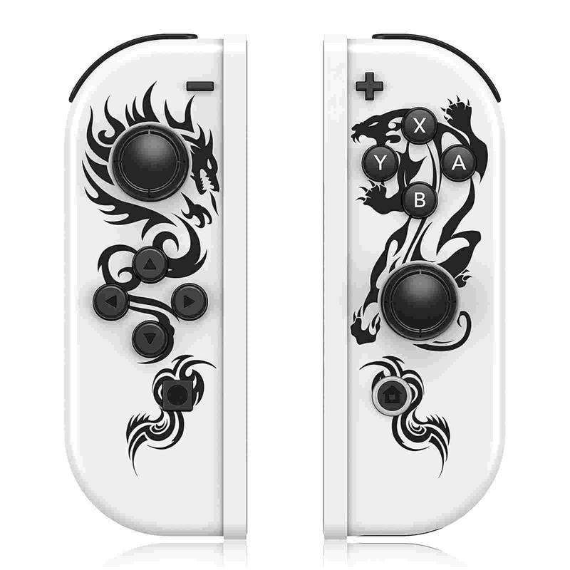 JORREP Game Controller (L/R) Switch Controller- Wireless Game Controller,Ergonomic Grip, Dual Vibration,Cool Lights