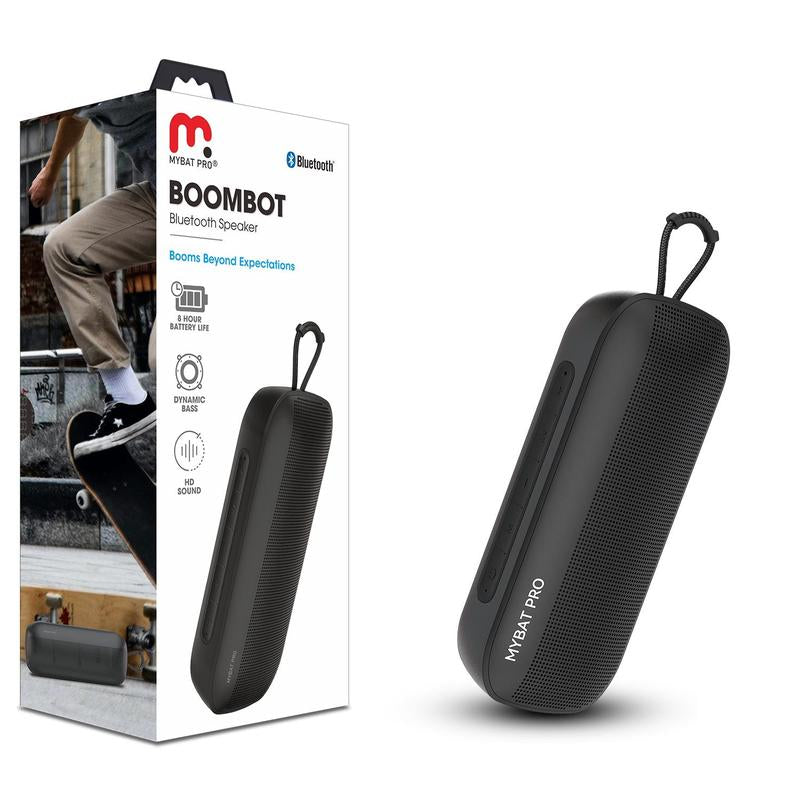 Mybat Pro Vibebuddy plus Bluetooth Speaker - Black Audio Colorful Compact Wireless Card Connection Stereo