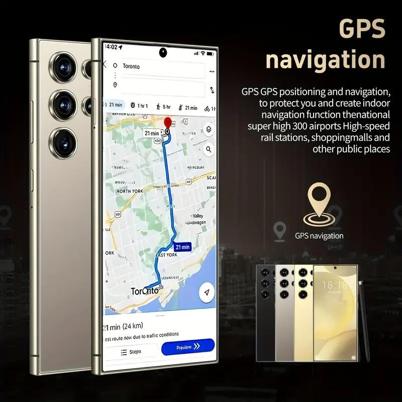 C37 Smartphone, 12+512GB Unlocked Phone, 48+108MP Zoom Camera, 6800Mah, 6.8HD Screen Unlocked Phone, Android 14.0, Facial Recognition, Fingerprint Lock, PS, Christmas Gifts, Essential Holiday Items