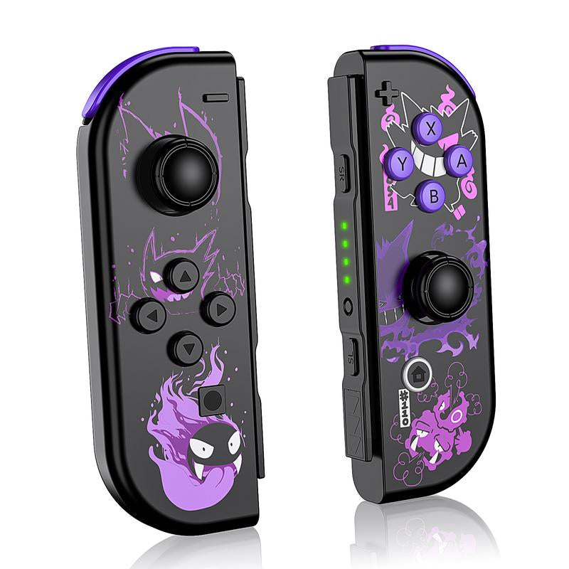 JORREP Game Controller (L/R) Switch Controller- Wireless Game Controller,Ergonomic Grip, Dual Vibration,Cool Lights
