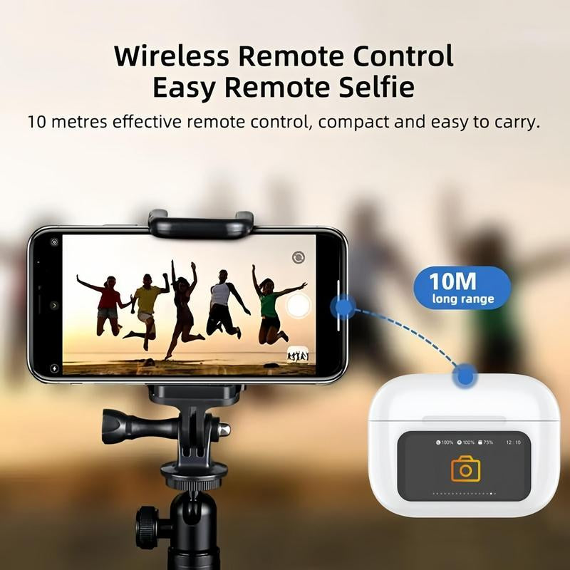 Wireless In-Ear Design Earphone with Touch Screen, Noise Cancelling, Bluetooth Compatible for Phone, PC & Laptop - Headset Electronic Audio