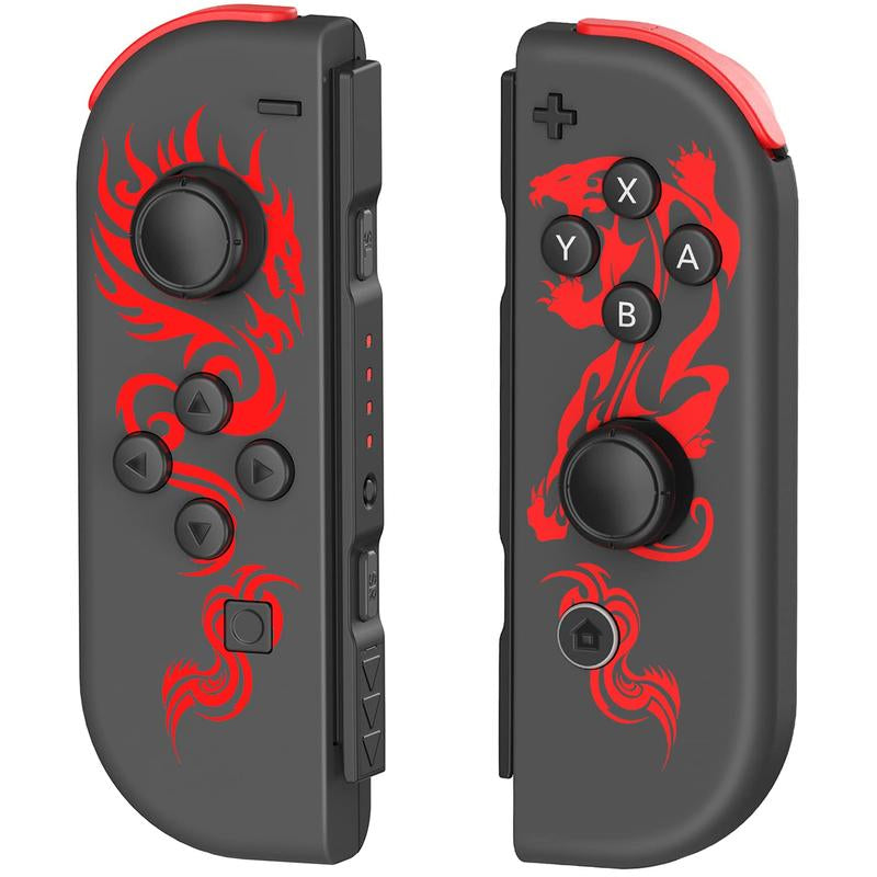 JORREP Game Controller (L/R) Switch Controller- Wireless Game Controller,Ergonomic Grip, Dual Vibration,Cool Lights