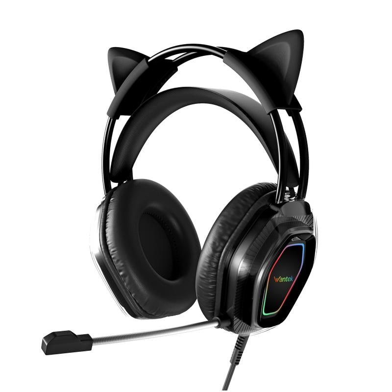 【Live】Gaming Headset with Microphone, Lightweight Design, with 7.1 Surround Sound, Noise Cancelling Mic, Soft Earmuffs, Wired Gaming Headphones for PS5, PS4, Xbox, Xbox Series X|S, Switch, PC
