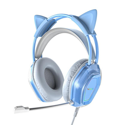 【Live】Gaming Headset with Microphone, Lightweight Design, with 7.1 Surround Sound, Noise Cancelling Mic, Soft Earmuffs, Wired Gaming Headphones for PS5, PS4, Xbox, Xbox Series X|S, Switch, PC