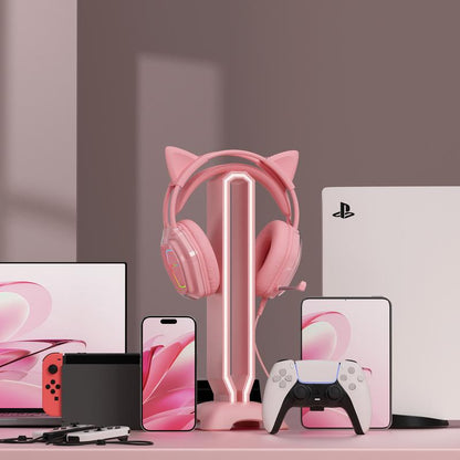 【Live】Gaming Headset with Microphone, Lightweight Design, with 7.1 Surround Sound, Noise Cancelling Mic, Soft Earmuffs, Wired Gaming Headphones for PS5, PS4, Xbox, Xbox Series X|S, Switch, PC