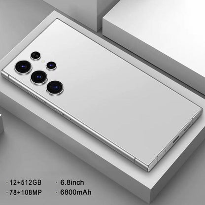 C37 Smartphone, 12+512GB Unlocked Phone, 48+108MP Zoom Camera, 6800Mah, 6.8HD Screen Unlocked Phone, Android 14.0, Facial Recognition, Fingerprint Lock, PS, Christmas Gifts, Essential Holiday Items