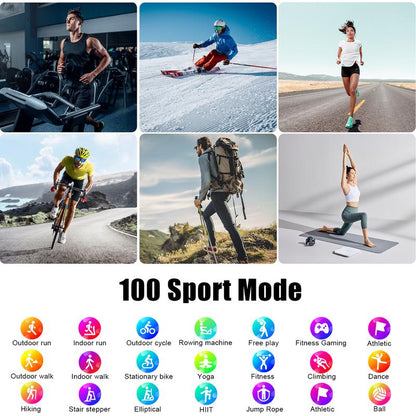 AI Voice Smart Watch for Men(Answer/Dial Calls), Smart Fitness Watch for Women, Sleep Monitoring, Step Caloric, Call Information Prompt, Fitness Tracker for Android IOS