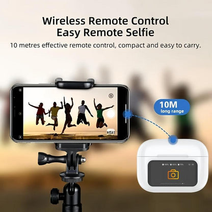 Wireless In-Ear Design Earphone with Touch Screen, Noise Cancelling, Bluetooth Compatible for Phone, PC & Laptop - Headset Electronic Audio